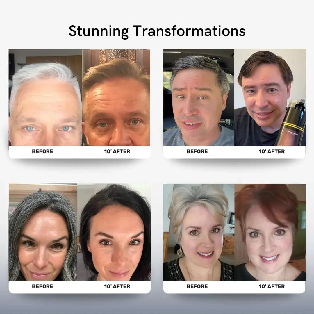 Polar Haircare - Purple Hair Dye Shampoo for Gray Hair for Women & Men - Natural Semi Permanent Vegan Hair Color Shampoo